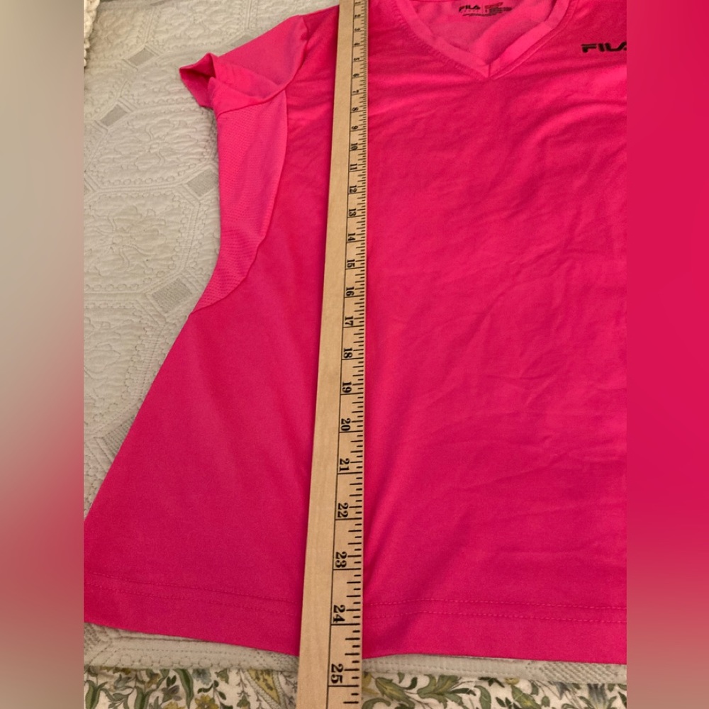 FILA Women’s V Neck Mesh Sides Size Large - Picture 5 of 7